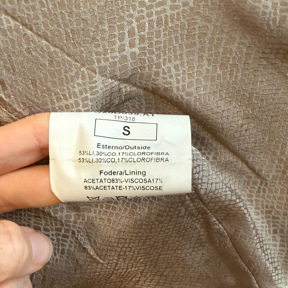 Golden Goose Beige Canvas Jacket NWT size small - Picture 7 of 7